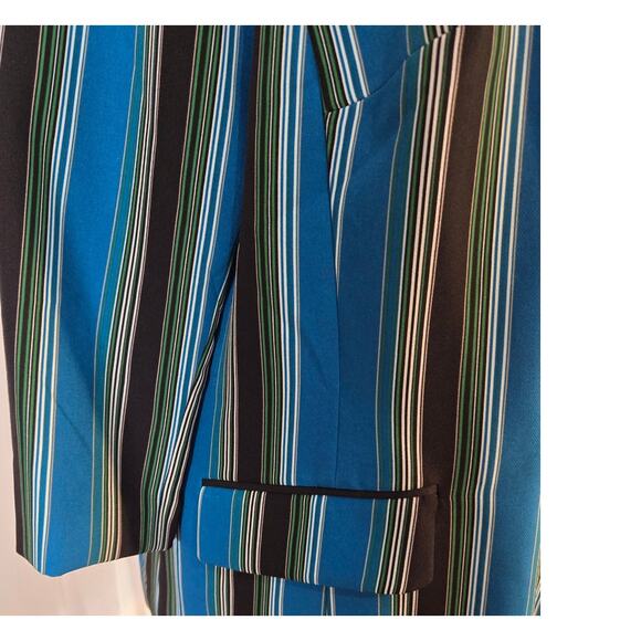 womens blazzer shirt top 3x 3 x 24W 24 w stripped plus size 3XL extra large 3 XL - Picture 4 of 9